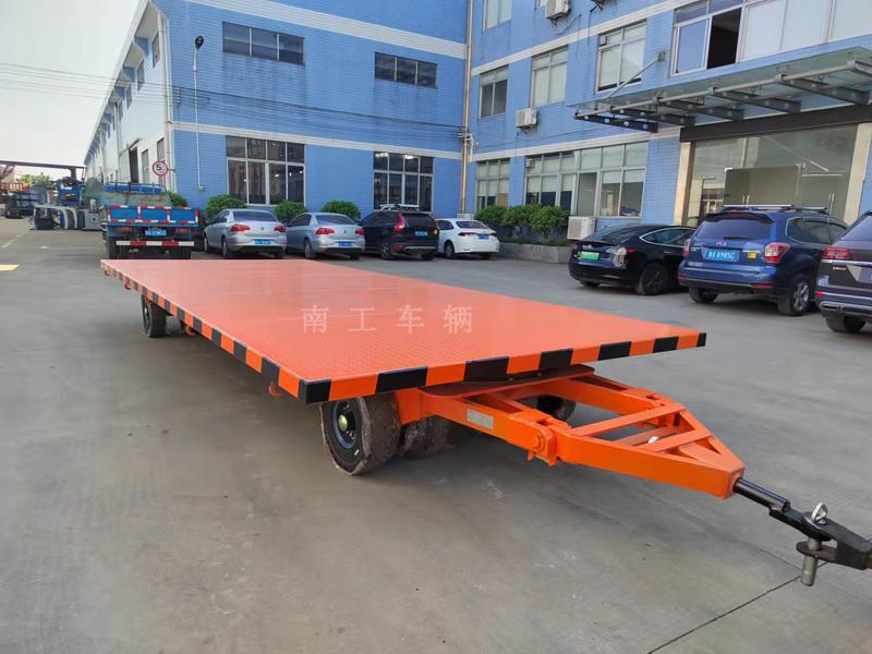 10T medium industrial flat trailer full trailer